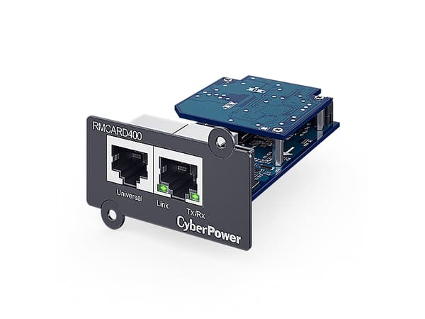 CyberPower RMCARD400 - Adapter for fjernstyrt administrasjon - 1GbE - 1000Base-T - svart
