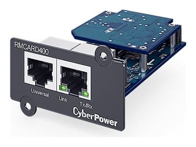 CyberPower RMCARD400 - Adapter for fjernstyrt administrasjon - 1GbE - 1000Base-T - svart