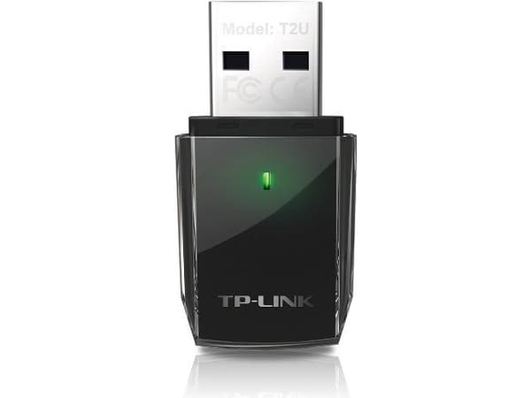 TP-Link Archer T2U, Trådløs, USB, WLAN, Wi-Fi 5 (802.11ac), 600 Mbit/s, Sort