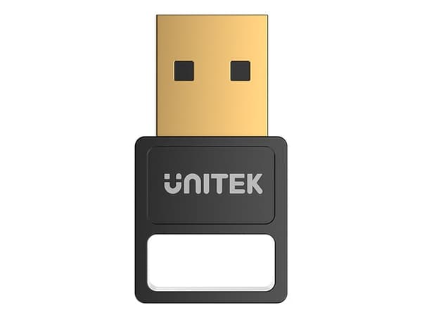 Unitek - Nätverksadapter - USB - Bluetooth 5.3 EDR - svart