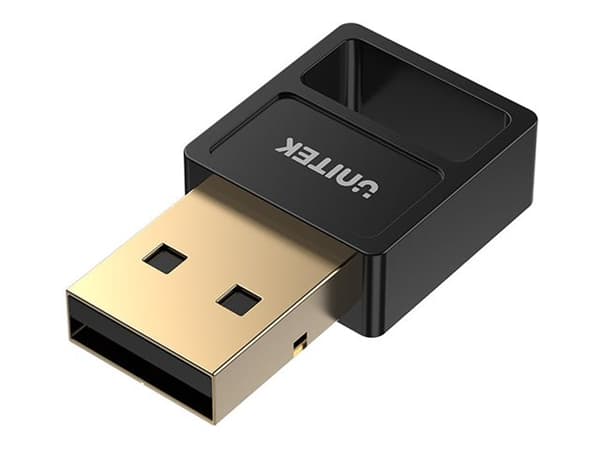 Unitek - Nettverksadapter - USB - Bluetooth 5.3 EDR - svart Sort