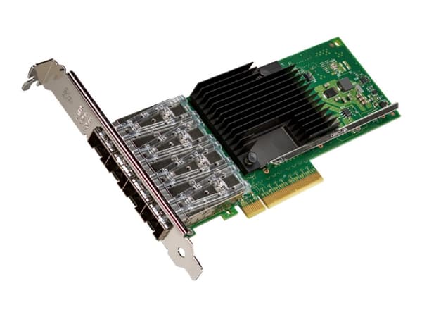 Intel Ethernet Converged Network Adapter X710-DA4 - Nettverksadapter - PCIe 3.0 x8 - 10 Gigabit SFP+ x 4