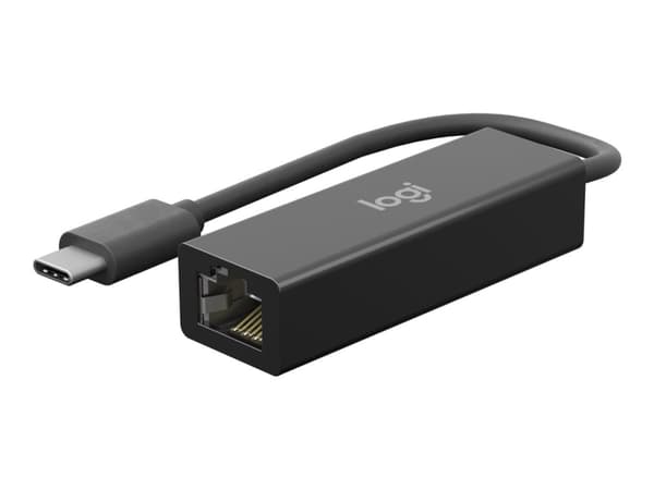 Logitech - Nettverksadapter - USB-C - Gigabit Ethernet Grafitt