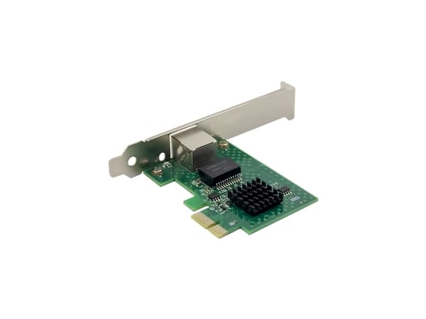 LevelOne GNC-0113, Intern, Koblet med ledninger (ikke trådløs), PCI Express, Ethernet, 5000 Mbit/s, Grønn