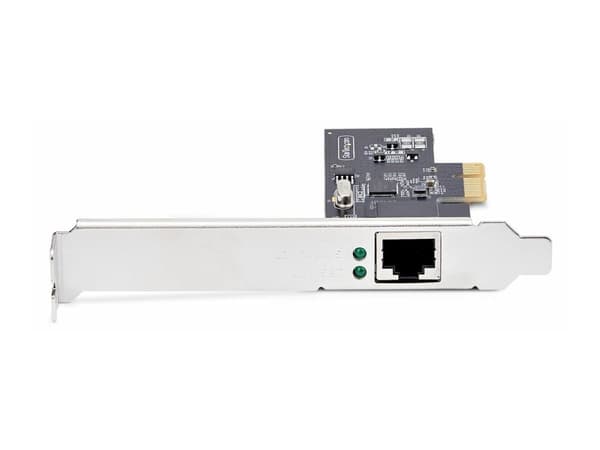 StarTech.com 1-Port 2.5G NBASE-T PCIe Network Card, Computer Network Interface Card, Intel I225-V, Single-Port Ethernet, Multi-Gigabit NIC (PR12GI-NE
