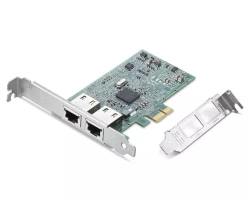 Broadcom BCM5720-2P - Nätverksadapter - PCIe låg profil - Gigabit Ethernet x 2 - för ThinkPad L15 Gen 4; ThinkStation P3; P360; P520; P520c; P620; P7
