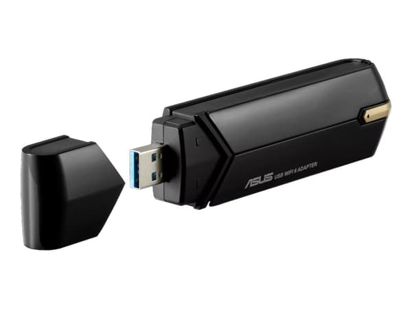 ASUS nätverksadapter USB trådlös Svart, Guld