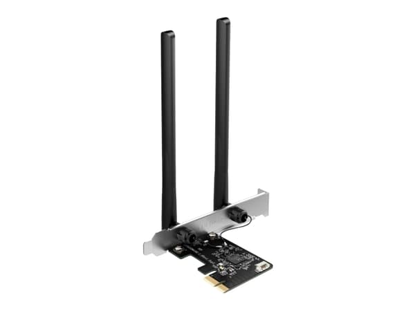 Mercusys MA30E, Intern, Trådløs, PCI Express, WLAN / Bluetooth, 1200 Mbit/s, Sort Sort