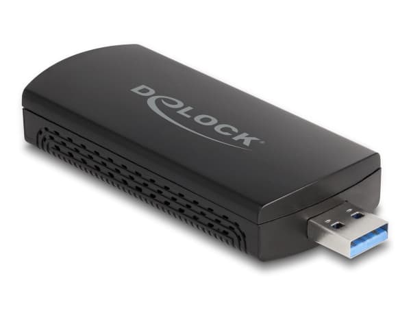 Delock - Nätverksadapter - USB 3.0 - Wi-Fi 6E - svart