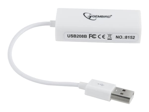 Gembird NIC-U2-02 - Nätverksadapter - USB 2.0 - 10/100 Ethernet