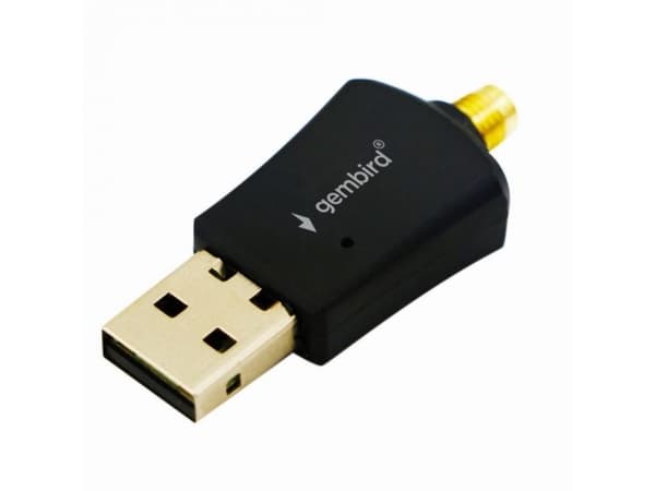 Gembird WNP-UA300P-02, USB, WLAN, Wi-Fi 4 (802.11n), 300 Mbit/s