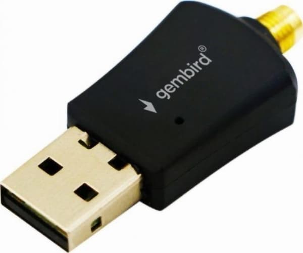 Gembird WNP-UA300P-02, USB, WLAN, Wi-Fi 4 (802.11n), 300 Mbit/s