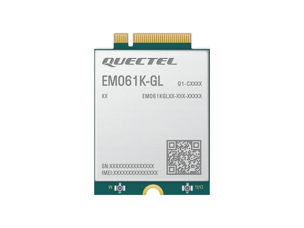 Quectel EM061K-GL - Trådløs mobilmodem - 4G LTE Advanced - M.2 Card