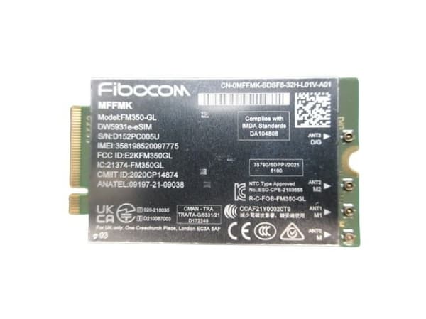 Dell Wireless 5931E - Trådlöst mobilmodem - 5G - M.2 Card