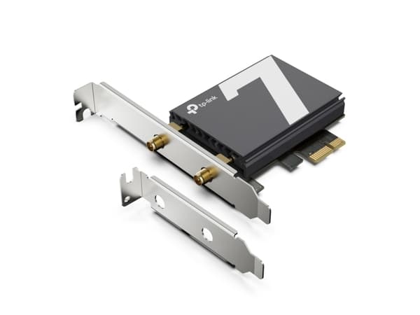 TP-Link Archer TBE550E, Intern, Trådlös, PCI Express, WLAN / Bluetooth, 9300 Mbit/s, Svart