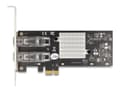 Miniatyrbild 4 av 5: Delock - Nätverksadapter - PCIe låg profil - Gigabit SFP x 2