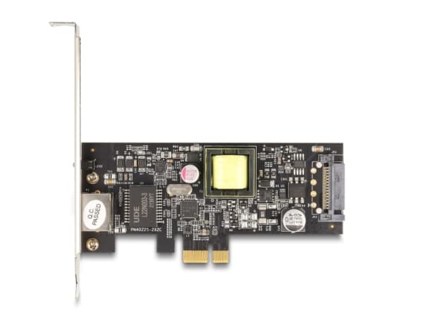 DeLOCK 88506, Intern, Koblet med ledninger (ikke trådløs), PCI Express, Ethernet, 2500 Mbit/s