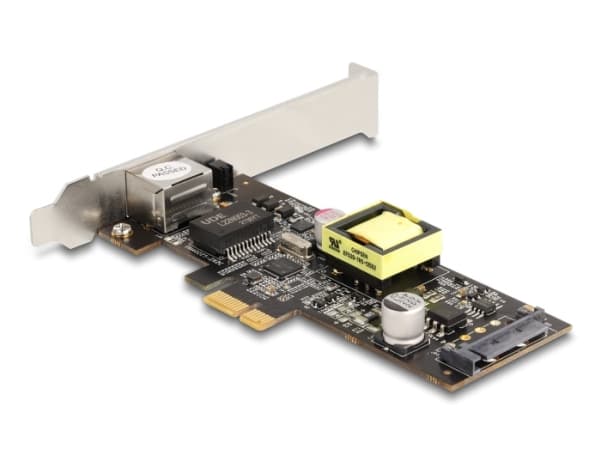 DeLOCK 88506, Intern, Koblet med ledninger (ikke trådløs), PCI Express, Ethernet, 2500 Mbit/s