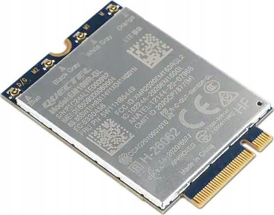 Quectel EM160R-GL - Trådløs mobilmodem - 4G LTE Advanced - M.2 Card