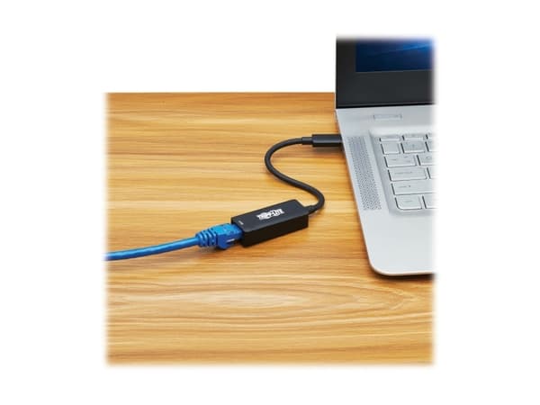 Tripp Lite U436-06N-2P5, trådbunden, USB Type-C, Ethernet, 1000 Mbit/s, svart