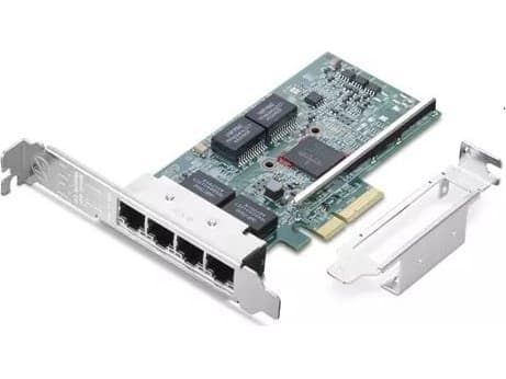 Broadcom BCM5719-4P - Nätverksadapter - PCIe 2.1 x4 låg profil - Gigabit Ethernet x 4 - för ThinkPad L15 Gen 4; ThinkStation P3; P360; P520; P520c; P