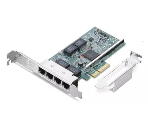 Broadcom BCM5719-4P - Nätverksadapter - PCIe 2.1 x4 låg profil - Gigabit Ethernet x 4 - för ThinkPad L15 Gen 4; ThinkStation P3; P360; P520; P520c; P