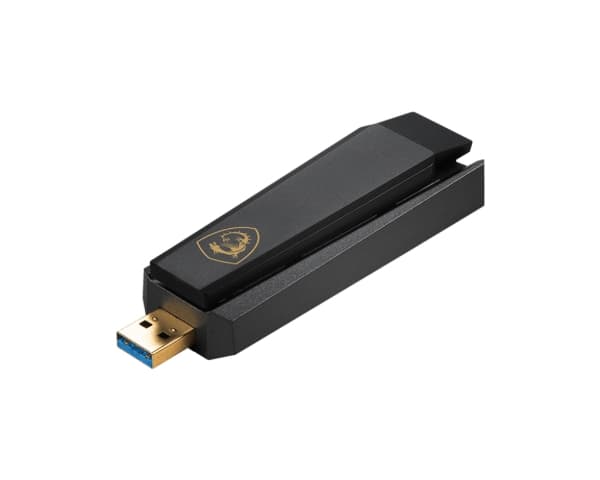 MSI AX E5400 - Verkkosovitin - USB 3.2 Gen 1 - Wi-Fi 6E