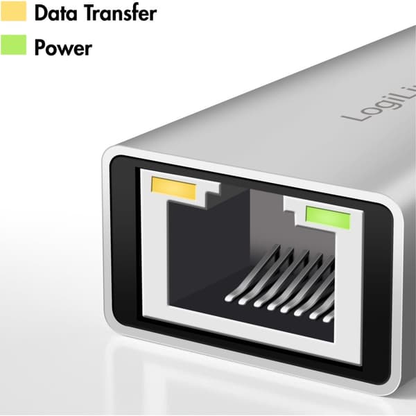 LogiLink USB-A/USB-C -> 2,5 Gigabit Nätverksadapter RJ45