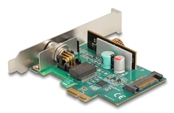 Delock - Nätverksadapter - PCIe 2.1 låg profil - 10/100/1000/2500Base-T (PoE+) x 1