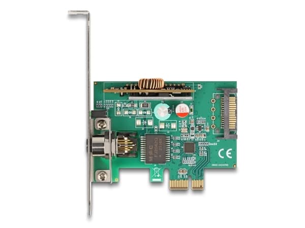 Delock - Nätverksadapter - PCIe 2.1 låg profil - 10/100/1000/2500Base-T (PoE+) x 1