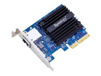 Synology E10G18-T1, Intern, Koblet med ledninger (ikke trådløs), PCI Express, Ethernet, 10000 Mbit/s, Sort, Blå Sort, Blå