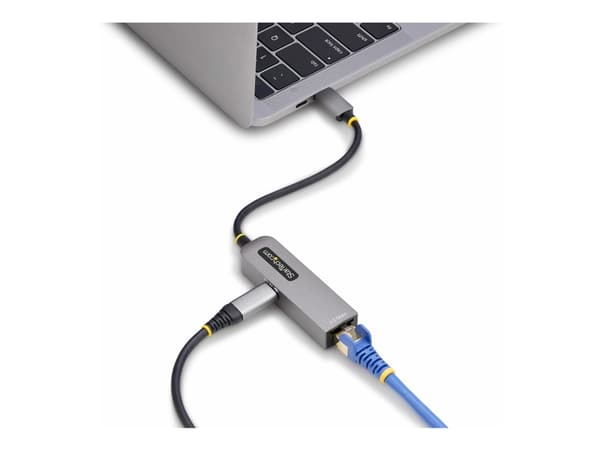 StarTech.com 2.5GbE USB-C to Ethernet Adapter - Nätverksadapter - USB-C 3.2 Gen 1 / Thunderbolt 3 - 10M/100M/1G/2.5 Gigabit Ethernet + USB-C 3.2 Gen