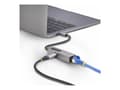 Miniatyrbild 2 av 5: StarTech.com USB-C to Ethernet Adapter, NIC, 1Gbps - Nätverksadapter - USB-C 3.2 Gen 1 - Gigabit Ethernet + USB-C 3.2 Gen 1 - rymdgrå