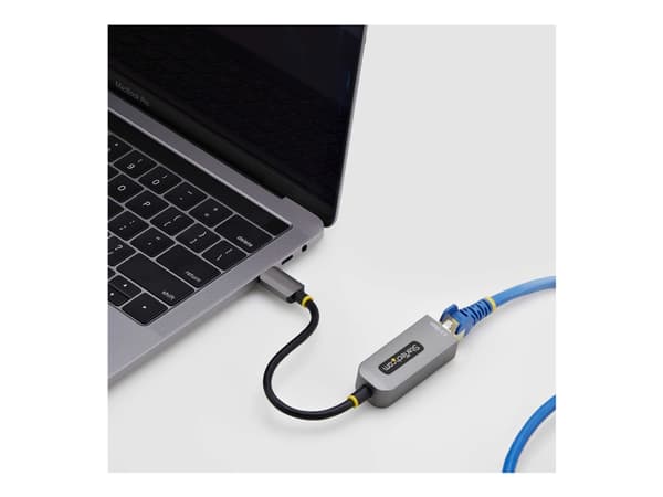 StarTech.com 2.5GbE USB-C to Ethernet Adapter - Nettverksadapter - USB-C 3.2 Gen 1 / Thunderbolt 3 - 10M/100M/1G/2,5 Gigabit Ethernet - romgrå