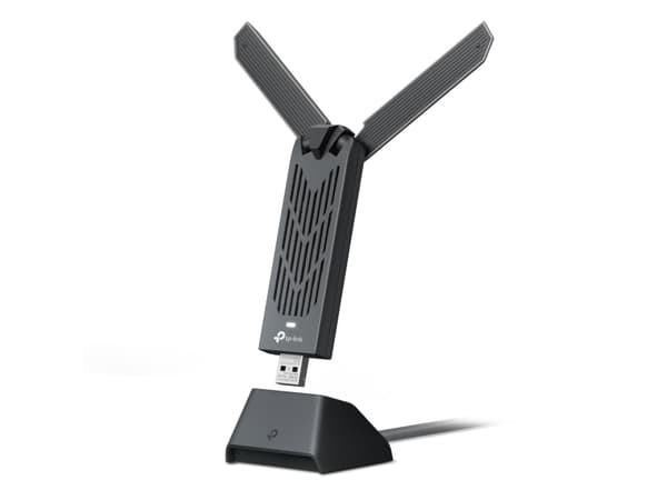 TP-Link Archer TBE400UH, Kabel & Trådlös, USB, WLAN, Wi-Fi 7 (802.11be), 2882 Mbit/s, Grå
