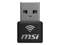 Miniatyrbild 3 av 5: MSI AX1800 Nano - Nätverksadapter - USB 2.0 - Wi-Fi 5, Wi-Fi 6