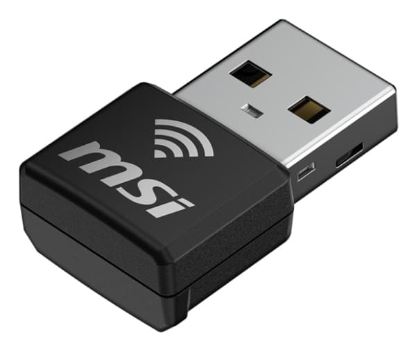 MSI AX1800 Nano - Nätverksadapter - USB 2.0 - Wi-Fi 5, Wi-Fi 6