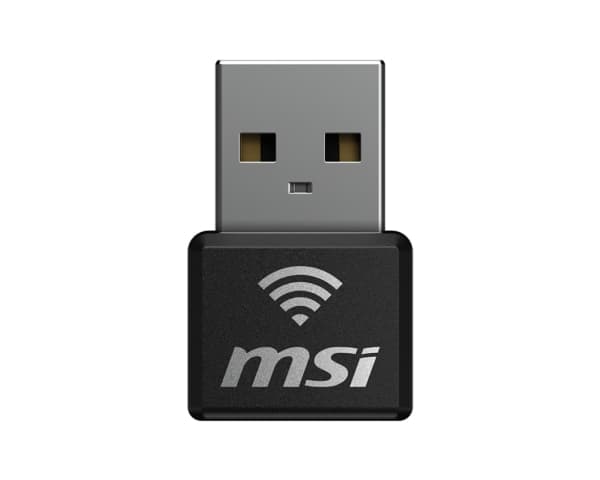 MSI AX1800 Nano - Nätverksadapter - USB 2.0 - Wi-Fi 5, Wi-Fi 6