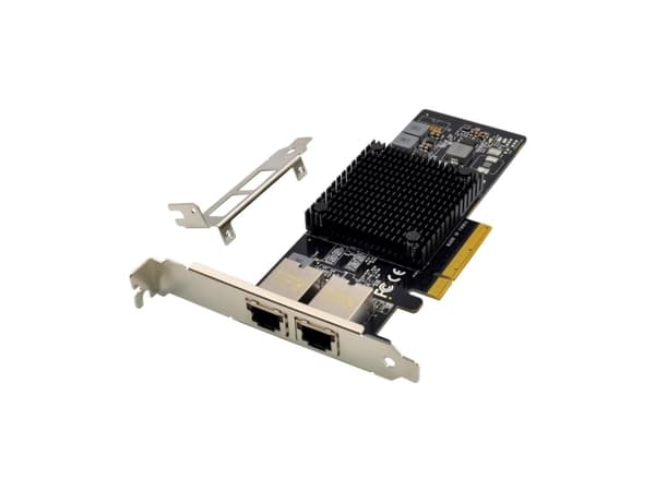 MicroConnect PCIe x8 Dual RJ45 10GbE X550