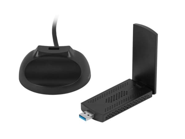 Lanberg NC-3000-WI, Trådlös, USB Type-A/USB Type-C, WLAN, Wi-Fi 6E (802.11ax), 3000 Mbit/s