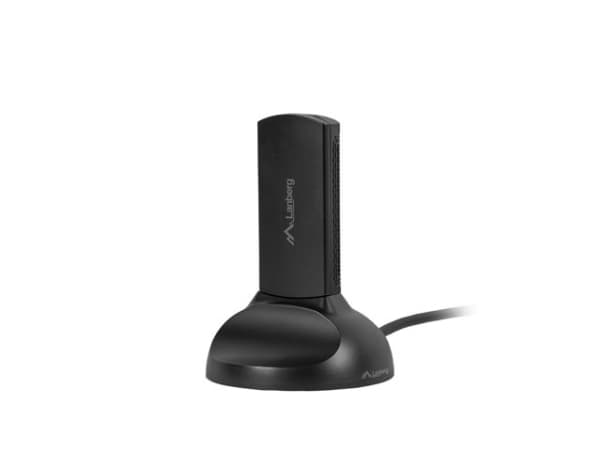 Lanberg NC-3000-WI, Trådlös, USB Type-A/USB Type-C, WLAN, Wi-Fi 6E (802.11ax), 3000 Mbit/s
