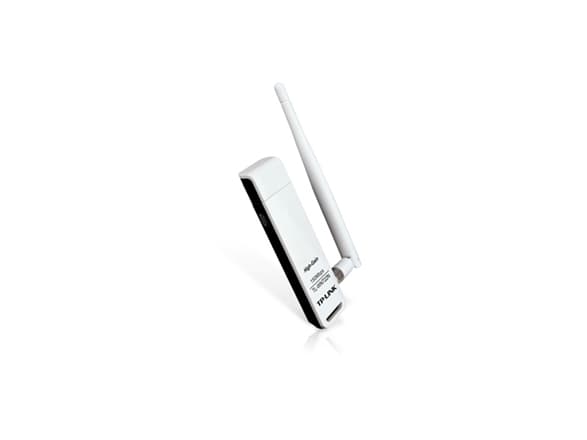 TP-LINK TL-WN722N WiFi adapter Sort, Hvit