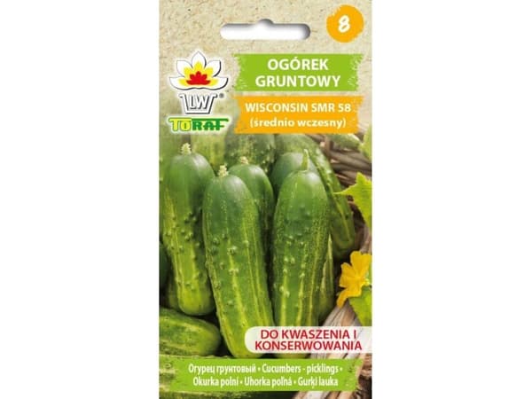 Toraf VEGETABLES Wisconsin gurka SMR 58 frön 5g