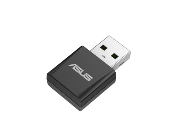 ASUS USB-BE92 Nano, Trådlös, USB, WLAN, Wi-Fi 7 (802.11be), 2882 Mbit/s, Svart