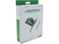 Miniatyrbilde 2 av 2: InLine Gigabit nettverkskort - M12 x-kodet - PCIe x1 - 2.1 - PoE+ (51124I)