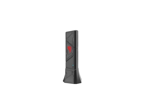 ASUS ROG USB-BE92 Wifi 7 BE6500 Tri-Band USB Adapter, Trådlös, USB, WLAN, Wi-Fi 7 (802.11be), 6500 Mbit/s, Svart