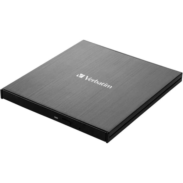 Verbatim External Slimline Bluray-brännare extern Box Svart Svart