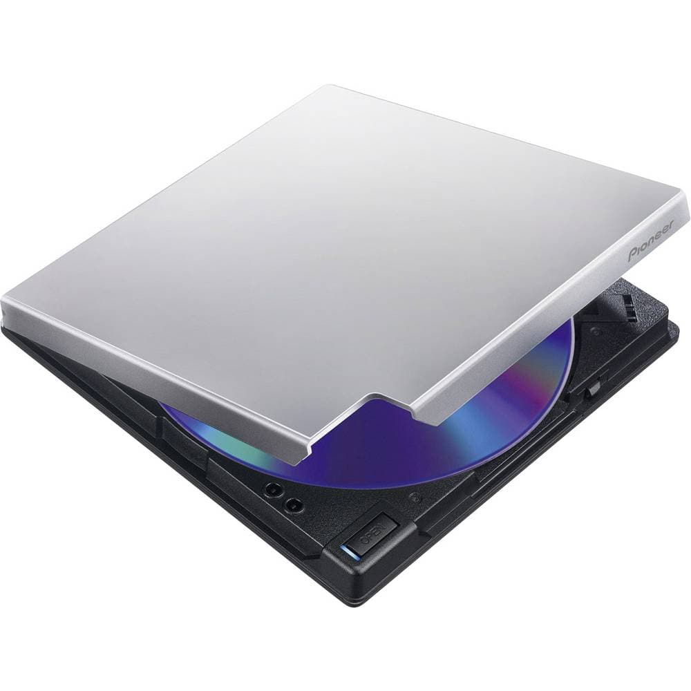 Pioneer BDR-XD07TS Bluray-brännare extern Box USB 3.2 Gen 1 (USB 3.0) Svart