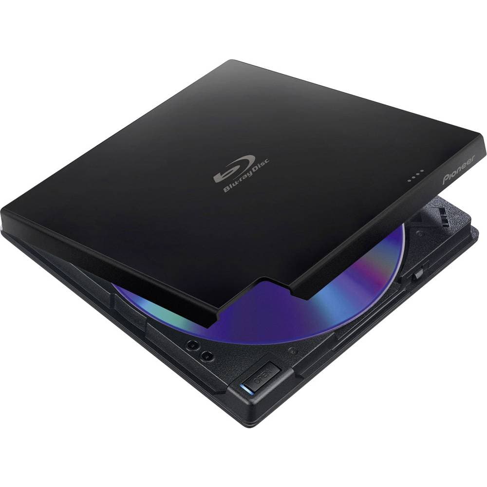 Pioneer BDR-XD07TB Bluray-brännare extern Box USB 3.2 Gen 1 (USB 3.0) Svart