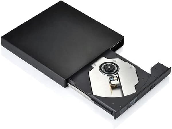 OBOSOE ulkoinen DVD/CD-poltin 24x - Plug and Play, nopea ja vakaa poltto